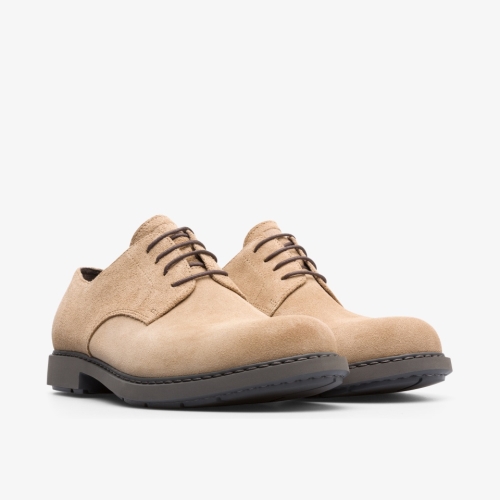 Camper Neuman Formal Shoes Beige - Mens Singapore NHZKOA-421